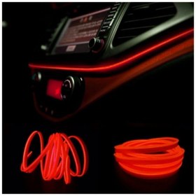 Resim Araç Içi Torpido Ledi - Ip Led - Neon Led - Şerit Led / Kırmızı 