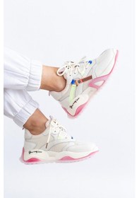 Resim Guja Özel Seri Kadın Spor Ayakkabı 24y425 Pembe-pembe Pembe 