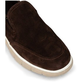 Resim Deery Erkek Hakiki Süet Kahverengi Loafer Ayakkabı - 02044mkhve01 