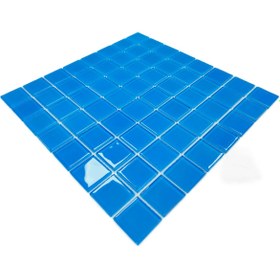 Resim MozaiKristaL Havuz, ve yaşam alanlarının tüm yüzeyleri için 38x38mm A.Mavi Kristal Mozaik ( 1 m2 Fiyatıdır ) 