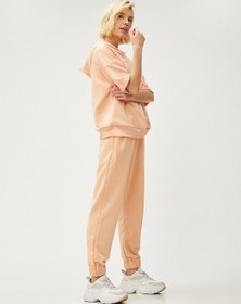 Resim Koton Jogger Eşofman Altı Cepli Beli Bağlamalı Turuncu 3sak30059ek 3SAK30059EK200 Turuncu 