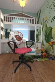 Resim Genel Markalar Çocuk Odası Ders Çalışma Ofis Koltuğu Amortisörlü Tekerlekli Faaliyet Sekreter Bilgisayar Sandalyesi 