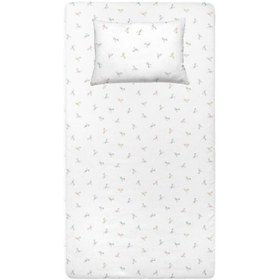 Resim Astra %100 Organik Pamuk Bebek Lastikli Çarşaf Seti 70 x 140 cm 