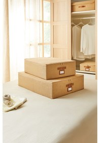 Resim Ocean Home Textile 2'li Jüt Destekli Hurç Set 45 x 55 x 18 + 55 x 70 x 18 cm 