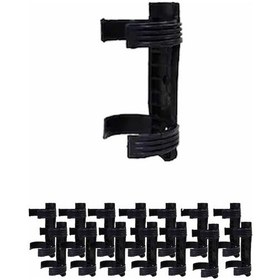 Resim 1 KG Yangın Tüpü Plastik Tüp Askısı 20'li Set 