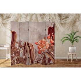 Resim dbsanat Doğa Temalı Özel Tasarım Paravan Room Divider 180 x 200 cm 