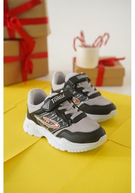 Resim Tontik Cırtlı Çocuk Unisex Spor Ayakkabı Buz 