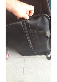 Resim Cajon Kılıfı Tam Boy Fermuarlı Parlak Paraşüt Kumaş Standart Boy 