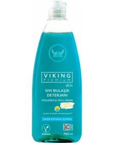 Resim Viking Fesleğen & Tatlı Limon Kokulu Sıvı Bulaşık Deterjanı 750 ML 