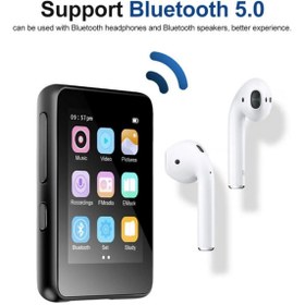 Resim SIGHTZER Dokunmatik Ekranlı Bluetooth Lu Mp3 Mp4 Player Dahili Hoparlör Müzik Çalar 4gb Hafızalı Mp Player 