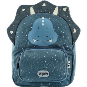 Resim Trixie Mr Triceratops Unisex Çocuk Mavi Sırt Çantası 
