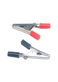 Resim Koodmax-Timsah Ağzı Akü Maşası Kilps Kıskaç Küçük - 2 Adet Kırmızı Siyah 