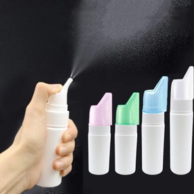 Resim Taşınabilir Burun Yıkama Şişesi, İnce Sis Atomizer, Doldurulabilir Seyahat Sıvı Konteyneri 