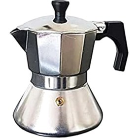 Resim UltraMint 6 Cup Indüksiyon Uyumlu Moka Pot, Pratik ve Şık Kahve Keyfi 