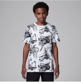 Resim Nike Nıke Jordan Sports Sketch Ss Tee Erkek Çocuk Tişört 95d269 001 001 