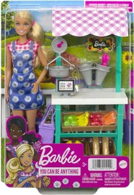 Resim Barbie Çiftçi Pazarı Oyun Seti HCN22 Lisanslı Ürün 