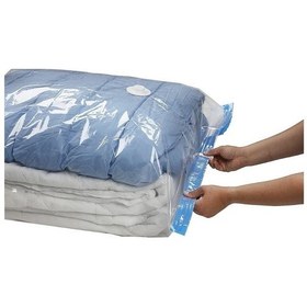 Resim 1 Adet Mega Jumbo Boy 90 Cm X 120 Cm Çift Kişilik Yorgan Vakumlu Poşet Vakumlu Hurç Şeffaf 