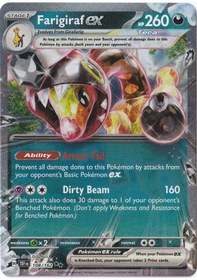 Resim Farigiraf Ex 108 - Pokemon Temporal Forces - Pokemon Kartı Mint 