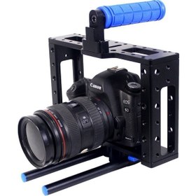 Resim Dslr Makinalar İçin Camera Cage C2 Canon 5D Mark Iı Iıı 7D 70D 80D 