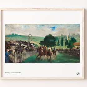 Resim Longchamp’taki Yarışlar, Poster 