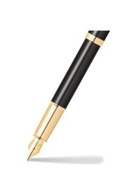 Resim Sheaffer 93220 Sheaffer 100 Dolma Kalem, Medium Uç Siyah Altın Diğer 