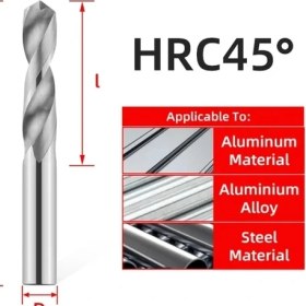 Resim HRC45 4.9mm Tooleye HRC45° Karbür Matkap Ucu Metal Matkap Uçları Tungsten Çelik Matkaplar Cnc Torna Makinesi Alaşımlı Delme Araçları 0.5-20.0mm (Yurt Dışından) 
