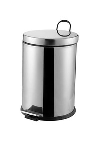 Resim 12 Lt.pedallı Krom Çöp Kovası Krom 