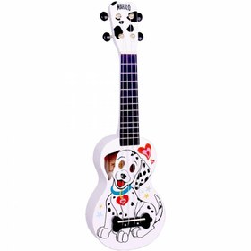 Resim Mahalo Soprano Ukulele (Dalmatian White) 