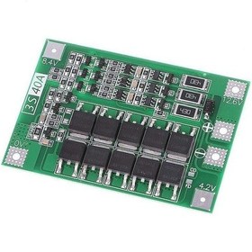 Resim 3s 40a Balanslı Bms Kartı Lityum Lipo Pil Şarj Koruma Devresi 