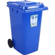 Resim Sağlam Plastik Çöp Ve Atık Konteyneri 240 lt Tekerlekli 