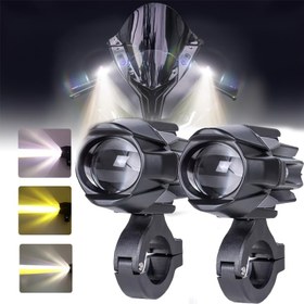 Resim BMW, HONDA, Yamaha ve SUZUKI Hero Italika Jawa için 12V 24V Yardımcı Motosiklet LED Lambaları Dış Araç Işıkları 
