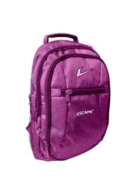 Resim Escape 307-24 Laptop Bölmeli Ekose Desen Sırt Çanta Pembe 