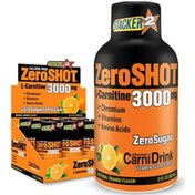 Resim Zero Shot 60 Ml 3000mg L-carnitine 12 Adet - Portakal Aroma - 