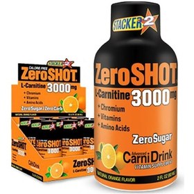 Resim Zero Shot 60 Ml 3000mg L-carnitine 12 Adet - Portakal Aroma - 