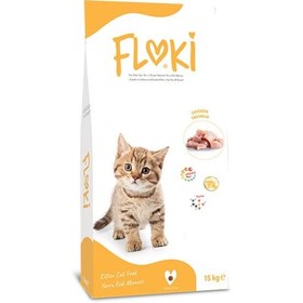 Resim Floki Tavuklu Yavru Kedi Maması 15 KG 