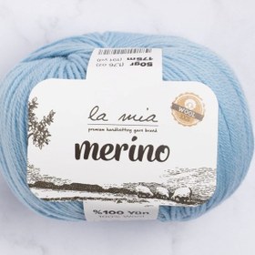 Resim La Mia Merino Mavi El Örgü İpi - L095 - 33784 