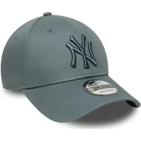 Resim New York Yankees Mlb Ligi Temel Koyu Gri 9forty Unisex Ayarlanabilir Şapka-11596 Koyu Gri 