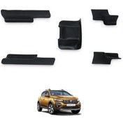 Resim Dacia Sandero Stepway İç Trim - Halı Koruma 5 Parça Hb 2020+ 