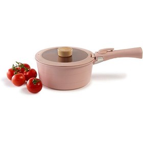 Resim Neoflam Midas 6 Parça Pembe Tencere ve Tava Seti D-NEOMDS6I-03 