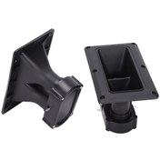 Resim Araba Audio Tweeter'ları, Tweeter Piezoelektrik Hoparlör Piezo Boynuzu, Geniş Dispersiyon Boynuzu Tweeter 