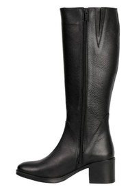 Resim Castle Black CB-92900-1 KADIN DERİ TOPUKLU ÇİZME 