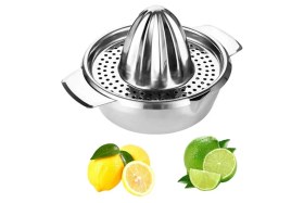 Resim Feyza Design Paslanmaz Çelik Narenciye Sıkacağı, 17 cm Çap, Portakal ve Limon Için 