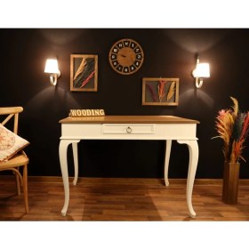 Resim Wooding 100 cm Çekmeceli Masif Çalışma Masası 