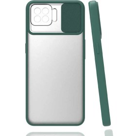 Resim Mobaxaksesuar Oppo Reno 4 Lite Kılıf Kamera Kapatmalı Lensi Case 