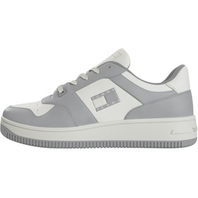 Resim Tommy Hilfiger Gri Kadın Deri Sneaker EN0EN02520PSU 