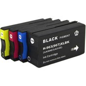 Resim ORATEK Hp OfficeJet Pro 9023 963XL-967XL Chipli 4 Renk Yüksek Kapasite Muadil Kartuş Seti 