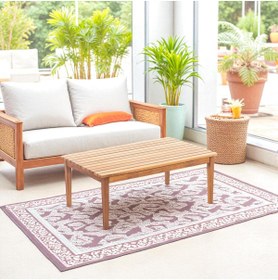 Resim ReHome Trend OS Ahşap Bahçe Balkon Masası 
