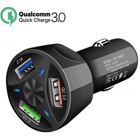 Resim Prestigegoods Portlu Usb Araç Hızlı Şarj Cihazı Dc 12-24v Çok Portlu 1.1a/2a/2.1a Aydınlatma Ekran Şarj Standı Braketi 