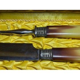 Resim 1960 Lar Fransız Katalin Saplı Servis Seti Orijinal Kutusunda 