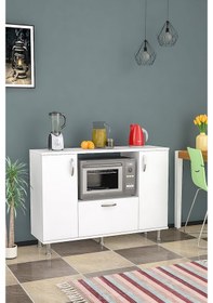 Resim Pietro Çok Amaçlı Fırın Dolabı-Beyaz 